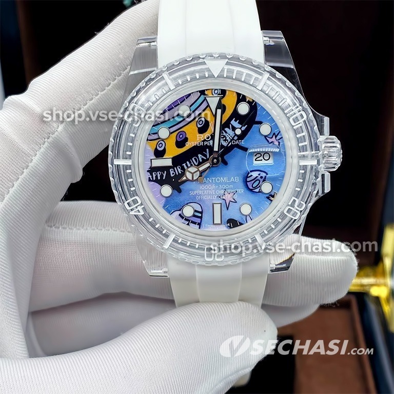 Rolex Phantomlab Submariner Blue Space 16410 51 400