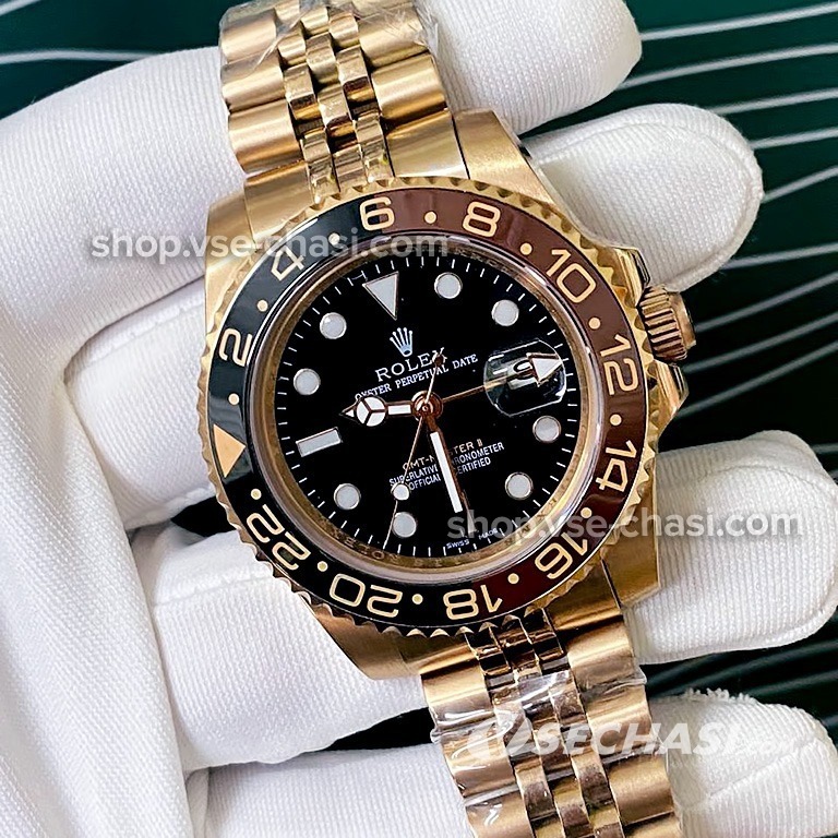 Rolex GMT Master II Rose Gold 13842 11 100