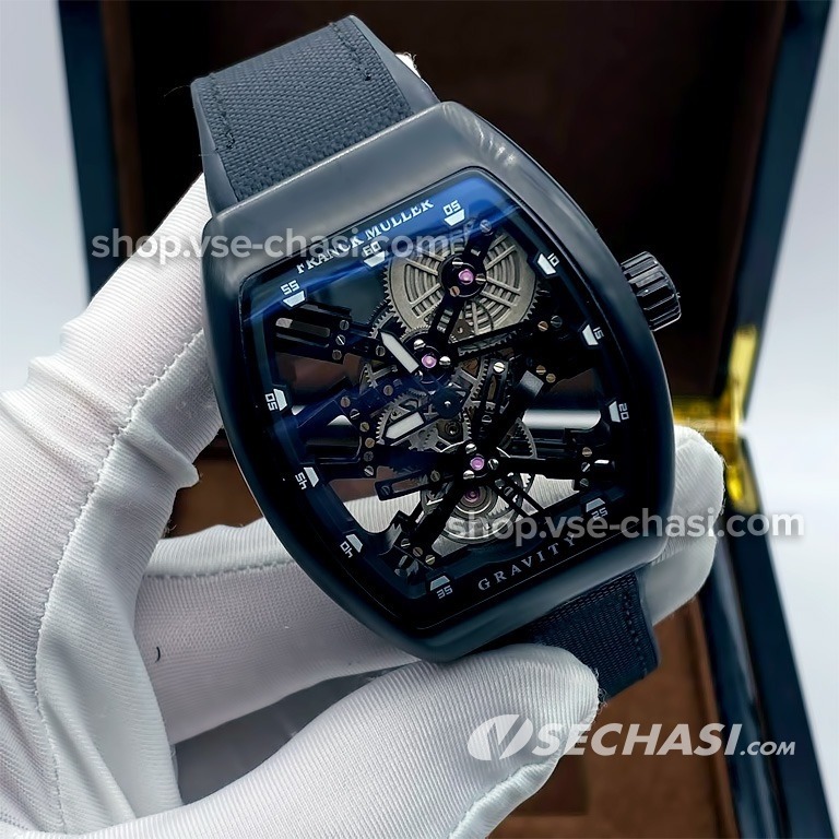 Franck muller vanguard gravity skeleton cheap