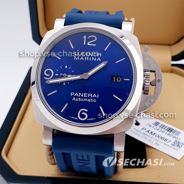 Panerai luminor gmt blue dial sales